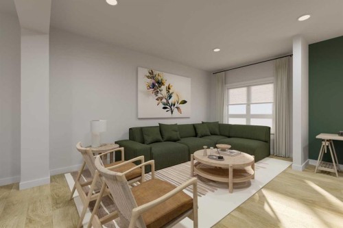 103-30 Rochester View Nw, Calgary, AB - Indoor Photo Showing Living Room