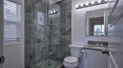 160 Riverstone Crescent Se, Calgary, AB - Indoor Photo Showing Bathroom