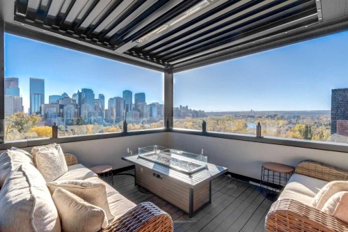 134 6 Avenue Nw, Calgary, AB - Outdoor With Deck Patio Veranda With View With Exterior