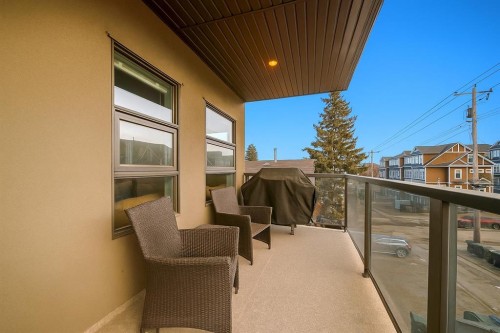 204-1707 27 Avenue Sw, Calgary, AB - Outdoor With Balcony With Exterior