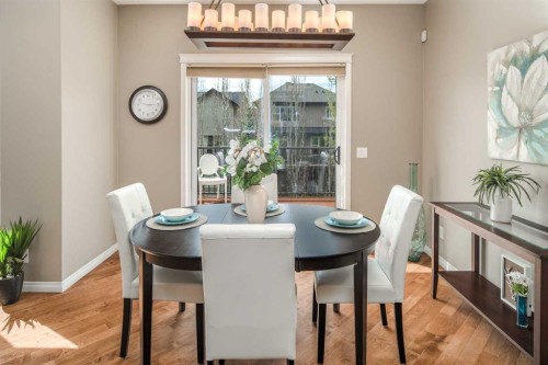 105 Aspen Stone Road Sw, Calgary, AB - Indoor Photo Showing Dining Room