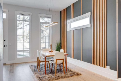 1902 13 Street Sw, Calgary, AB - Indoor Photo Showing Dining Room