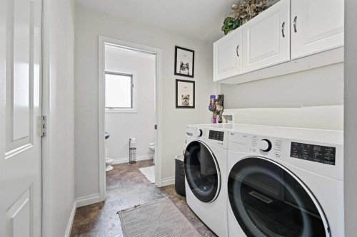 52 West Edge Road, Cochrane, AB - Indoor Photo Showing Laundry Room