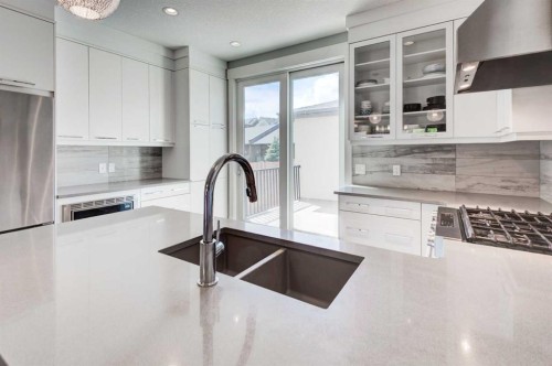 112 Burma Star Road Sw, Calgary, AB - Indoor Photo Showing Kitchen With Stainless Steel Kitchen With Upgraded Kitchen