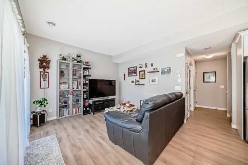 803-250 Fireside View, Cochrane, AB - Indoor Photo Showing Living Room