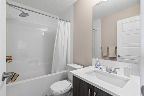 128 Livingston Parade Ne, Calgary, AB - Indoor Photo Showing Bathroom