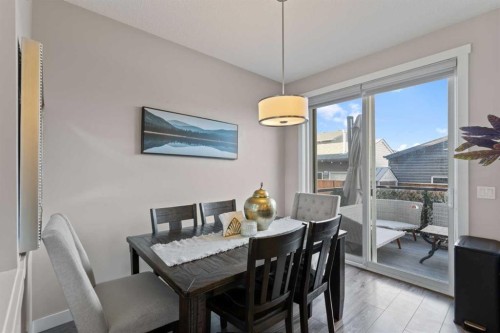 128 Livingston Parade Ne, Calgary, AB - Indoor Photo Showing Dining Room