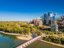 1201-690 Princeton Way Sw, Calgary, AB  - Outdoor With Body Of Water With View 