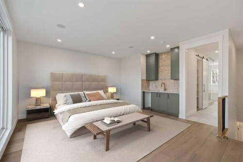 2015 34 Street Sw, Calgary, AB - Indoor Photo Showing Bedroom