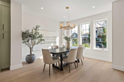 2015 34 Street Sw, Calgary, AB - Indoor Photo Showing Dining Room