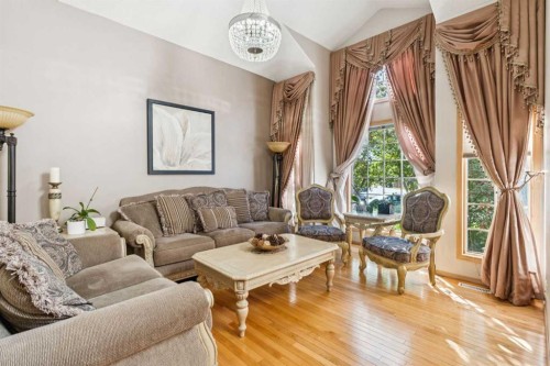 26 Mt Robson Close Se, Calgary, AB - Indoor Photo Showing Living Room
