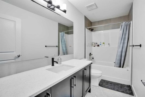 1449 Bayview Point Sw, Airdrie, AB - Indoor Photo Showing Bathroom