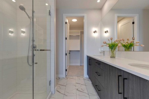 135 Sage Meadows View Nw, Calgary, AB - Indoor Photo Showing Bathroom