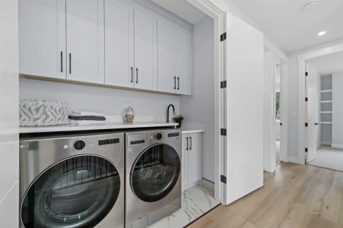 107 Hartford Road Nw, Calgary, AB - Indoor Photo Showing Laundry Room