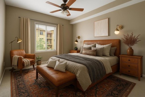 4214-92 Crystal Shores Road, Okotoks, AB - Indoor Photo Showing Bedroom