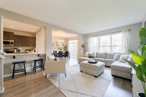 271 River Heights Crescent, Cochrane, AB - Indoor Photo Showing Living Room
