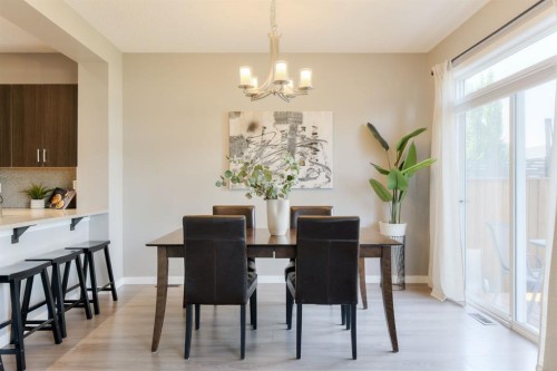 271 River Heights Crescent, Cochrane, AB - Indoor Photo Showing Dining Room