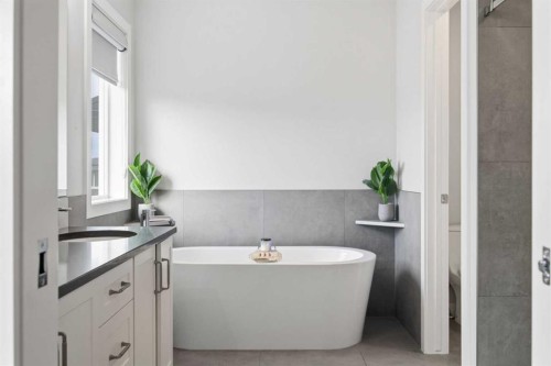 520 Kingsmere Way Se, Airdrie, AB - Indoor Photo Showing Bathroom
