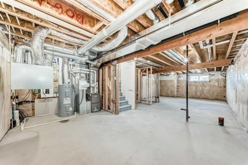 64 Bartlett Way Se, Calgary, AB - Indoor Photo Showing Basement