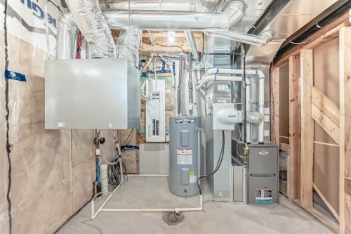 64 Bartlett Way Se, Calgary, AB - Indoor Photo Showing Basement