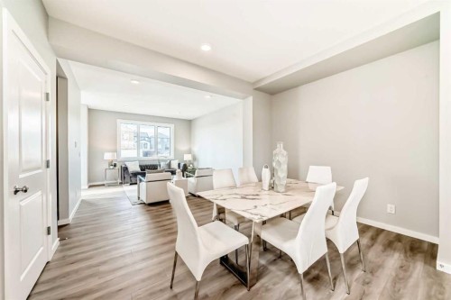 64 Bartlett Way Se, Calgary, AB - Indoor Photo Showing Dining Room