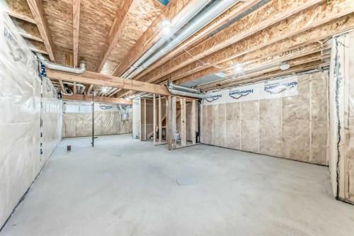 64 Bartlett Way Se, Calgary, AB - Indoor Photo Showing Basement
