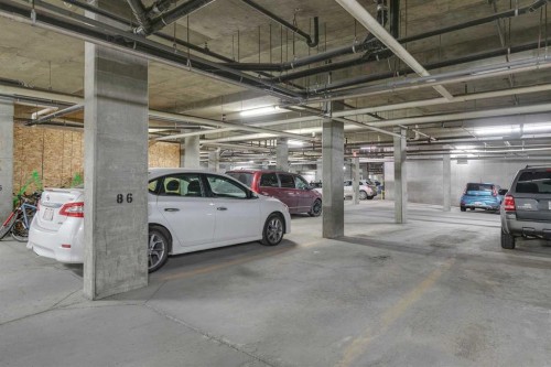 433-22 Richard Place Sw, Calgary, AB - Indoor Photo Showing Garage