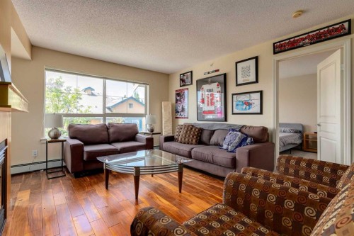 433-22 Richard Place Sw, Calgary, AB - Indoor Photo Showing Living Room