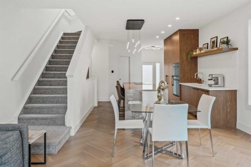 514 19 Street Nw, Calgary, AB - Indoor Photo Showing Dining Room