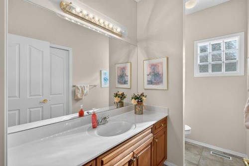 108 Hamptons Heights Nw, Calgary, AB - Indoor Photo Showing Bathroom