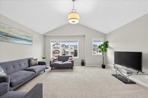 19 Sage Valley Close Nw, Calgary, AB - Indoor Photo Showing Living Room