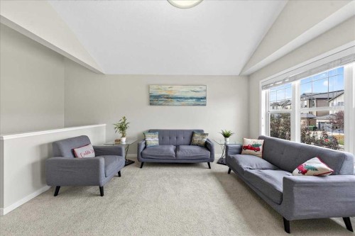 19 Sage Valley Close Nw, Calgary, AB - Indoor Photo Showing Living Room
