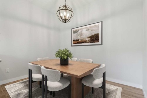 1-4513 Bowness Road Nw, Calgary, AB - Indoor Photo Showing Dining Room