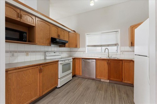 29 Martinvalley Place Ne, Calgary, AB - Indoor Photo Showing Kitchen With Double Sink