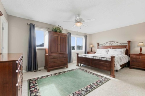 788 Luxstone Landing Sw, Airdrie, AB - Indoor Photo Showing Bedroom