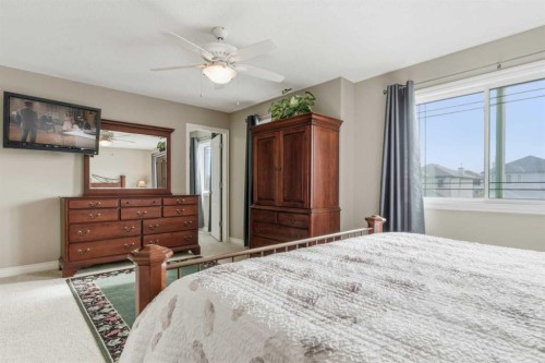788 Luxstone Landing Sw, Airdrie, AB - Indoor Photo Showing Bedroom