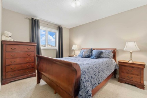 788 Luxstone Landing Sw, Airdrie, AB - Indoor Photo Showing Bedroom