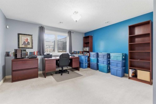 788 Luxstone Landing Sw, Airdrie, AB - Indoor Photo Showing Office