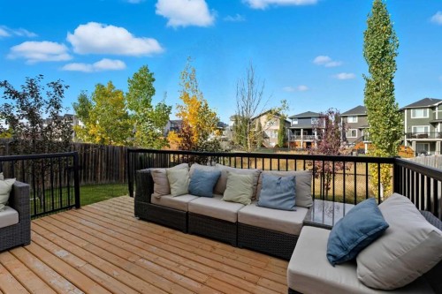 788 Luxstone Landing Sw, Airdrie, AB - Outdoor With Deck Patio Veranda