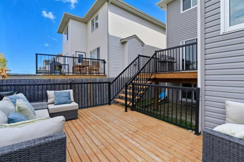 788 Luxstone Landing Sw, Airdrie, AB - Outdoor With Deck Patio Veranda With Exterior