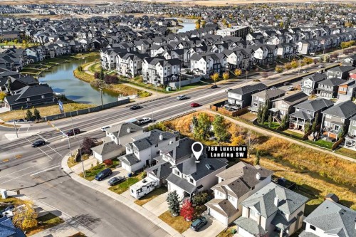 788 Luxstone Landing Sw, Airdrie, AB - Outdoor With View