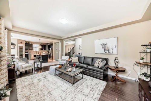 132 Waterlily Cove, Chestermere, AB - Indoor Photo Showing Living Room