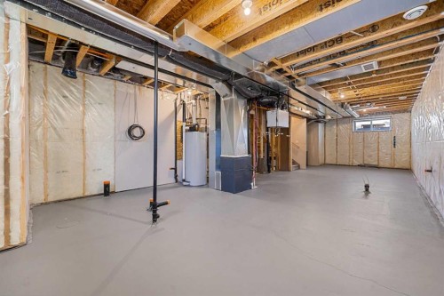 477 Hotchkiss Drive Se, Calgary, AB - Indoor Photo Showing Basement
