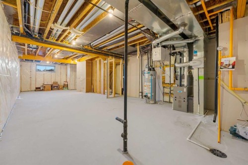 129 Hotchkiss Way Se, Calgary, AB - Indoor Photo Showing Basement