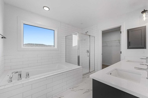 95 Dawson Wharf Mount, Chestermere, AB - Indoor Photo Showing Bathroom