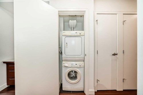 459-222 Riverfront Avenue Sw, Calgary, AB - Indoor Photo Showing Laundry Room