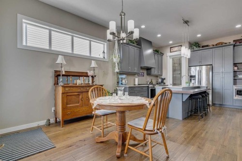 109 Amery Crescent, Crossfield, AB - Indoor Photo Showing Dining Room