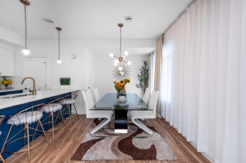 4339 Seton Drive Se, Calgary, AB - Indoor Photo Showing Dining Room
