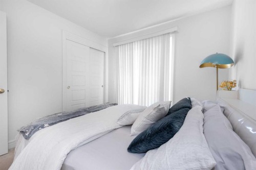 4339 Seton Drive Se, Calgary, AB - Indoor Photo Showing Bedroom