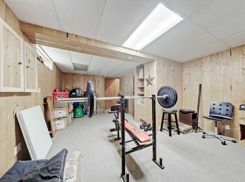 292 Coventry Close Ne, Calgary, AB - Indoor Photo Showing Gym Room